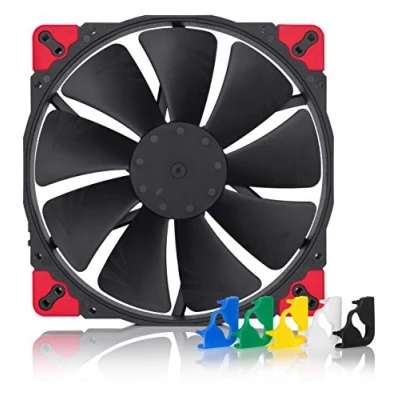 Afbeelding van Noctua NF A20 PWM chromax.black.swap, Hoogwaardige Stille Ventilator, 4 Pins (200x30mm, Zwart)