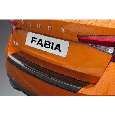 Afbeelding van RGM ABS Achterbumper beschermlijst passend voor Skoda Fabia IV 5 deurs 2021 Zwart