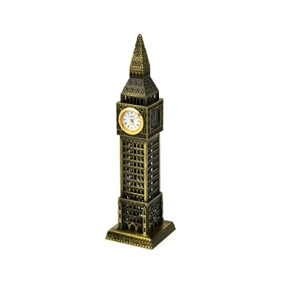 Afbeelding van ds. distinctive style Big Ben Tower Model Elizabeth metalen beeld beeldje voor souvenirs 18cm