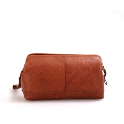 Afbeelding van Leren Toilettas Cody Brandy Cognac