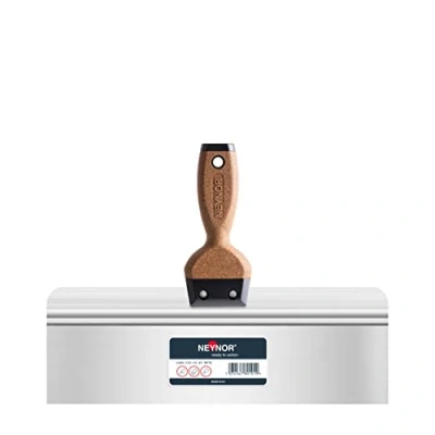 Afbeelding van NEYNOR® Vlakspatel 150 mm professionele gevelspatel roestvrij staal breed lemmet ergonomische handgreep rakelspatel Made in EU