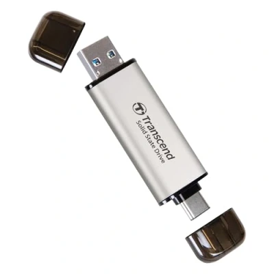 Afbeelding van Transcend TS2TESD310S Silver 2TB Externe SSD