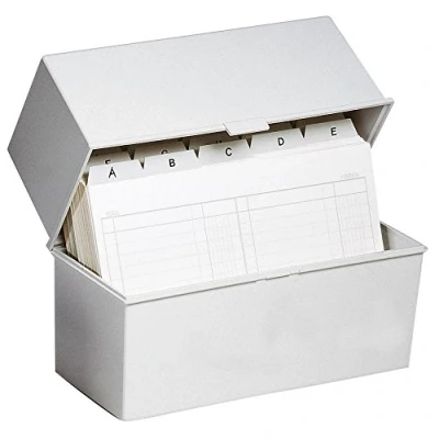 Afbeelding van Exacompta Ref. 51640D 1 Draagbare doos 200 A7 vellen lichtgrijs