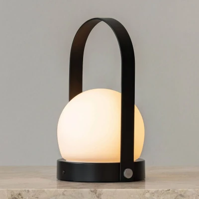 Afbeelding van Audo Copenhagen Carrie LED sfeerlamp met accu IP44, zwart