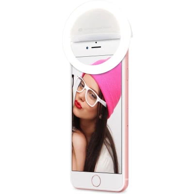 Afbeelding van Rio LIPR Selfie &amp; vlogging smartphone ring light 3 instellingen 36 LED lampjes USB oplaadbaar