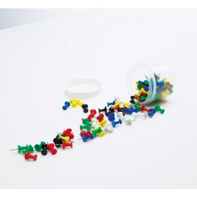 Afbeelding van Pushpins assortiment, 100 stuks