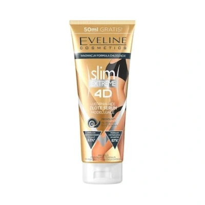 Afbeelding van Eveline Cosmetics Slim Extreme 4D Gold Serum Slimming &amp; Shaping 250ml.