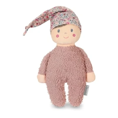 Afbeelding van Sterntaler Speelpop Ida, geïntegreerde rammelaar, voor baby&#039;s vanaf de geboorte, 22 x 13 cm, roze