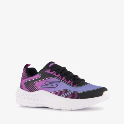 Afbeelding van Skechers Microspec Advance meisjes sneakers paars roze Maat 35 Uitneembare zool