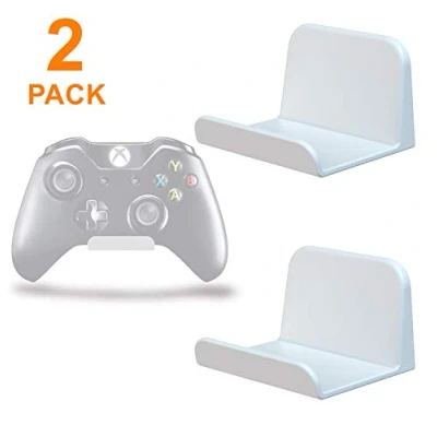 Afbeelding van sciuU Muursteun voor Controller/Hoofdtelefoons, [Set van 2] 3M Zelfklevende Haak, Universele Accessoires Hoofdtelefoonhangers Gamepads Xbox One / PS5 PS4 Nintendo Wit