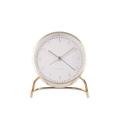 Afbeelding van Karlsson Alarm Clock Wekker Stylish Numbers White