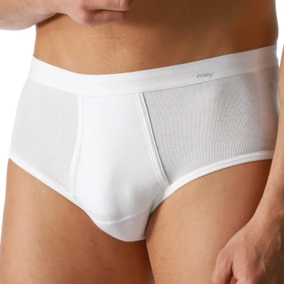 Afbeelding van Mey Noblesse Slip Boxershort Wit maat 8XL Heren Boxershorts met Body fit Pasvorm Biologisch katoen