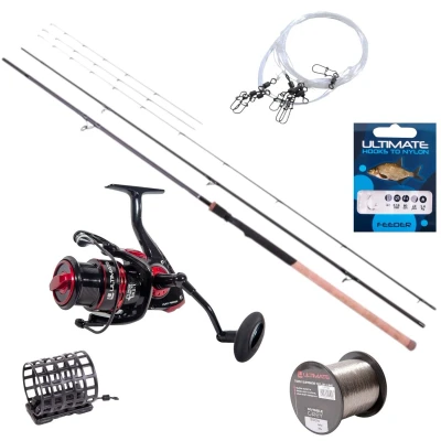 Afbeelding van Ultimate Complete Fury Feeder set 3.60m (20 90g) Witvis