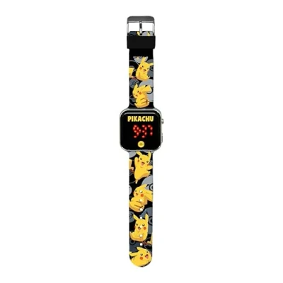 Afbeelding van Kids Licensing Digitaal polshorloge voor kinderen, uniseks, automatisch, met armband van kunststof POK4402, Picachu