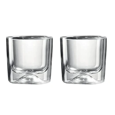 Afbeelding van Fratelli Guzzini Gocce, 2 dubbelwandige thermo glazen, geïsoleerd glas