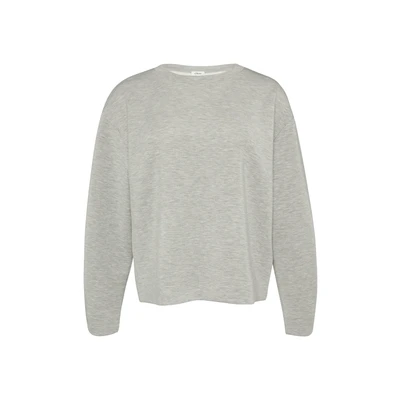 Afbeelding van s.Oliver Glattes Scuba IM Relaxed FIT Trui, Dames, Maat: 34, Grau meliert
