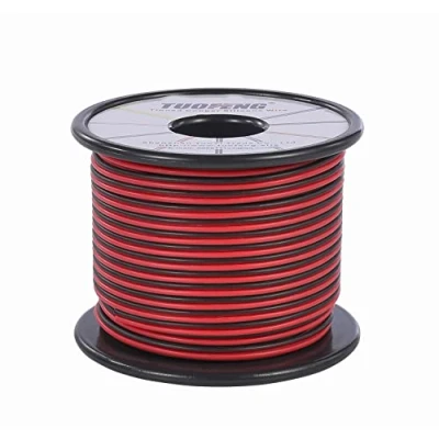 Afbeelding van TUOFENG Elektrische kabel 20 gauge 30 m 2 pins siliconen draad haak zacht en flexibel 100 strengen 0,08 mm vertind koperdraad hoge temperatuurbestendigheid