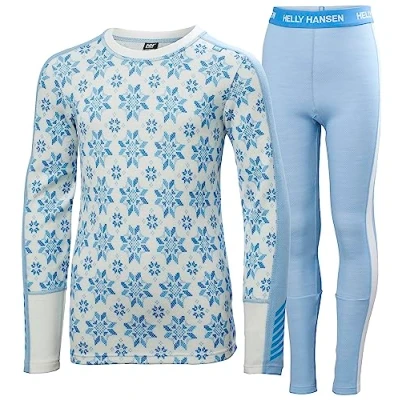 Afbeelding van Helly Hansen Unisex Kids Jr Graphic LIFA Merino Set Baselayer