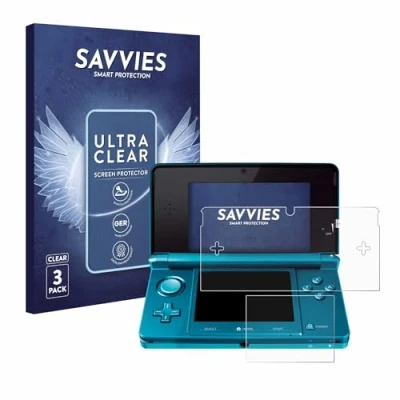 Afbeelding van Savvies (6 Stuks) Schermbeschermer voor Nintendo 3DS Screen Protector Ultra Transparant