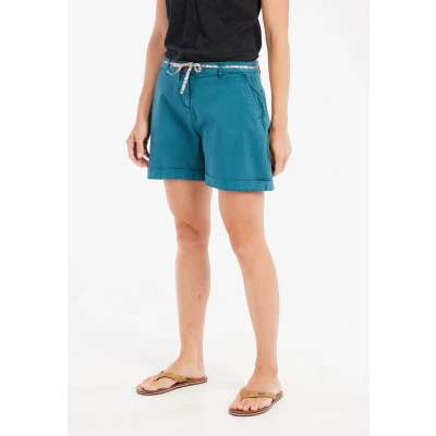 Afbeelding van Protest straight regular waist casual short petrol