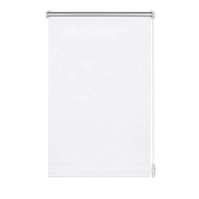 Afbeelding van GARDINIA EASYFIX thermo rolgordijn met achterzijde om te klemmen of lijmen, optimale lichtreflectie, energiebesparend, ondoorzichtig, alle montageonderdelen inbegrepen, wit, 95 x 150 cm (BxH)