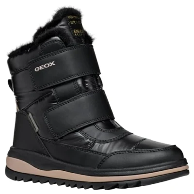 Afbeelding van Geox J Adelhide Girl B AB sneeuwlaarzen voor meisjes, Zwart, 39 EU