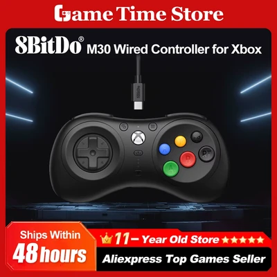 Afbeelding van 8Bitdo M30 Wired Controller Xbox black