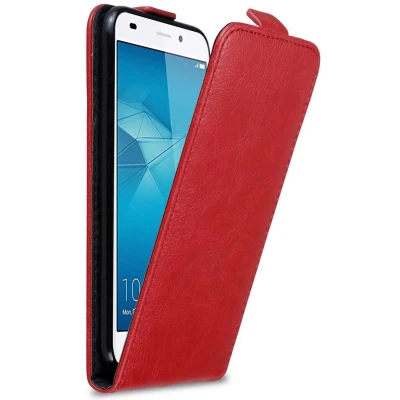 Afbeelding van Cadorabo Hoesje geschikt voor Honor 5C in APPEL ROOD Beschermhoes flip design Case Cover met magnetische sluiting