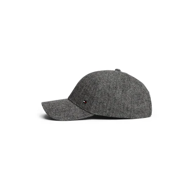 Afbeelding van Tommy Hilfiger FLAG 6 Panel Unisex Pet, Maat: One Size, Grey herringbone