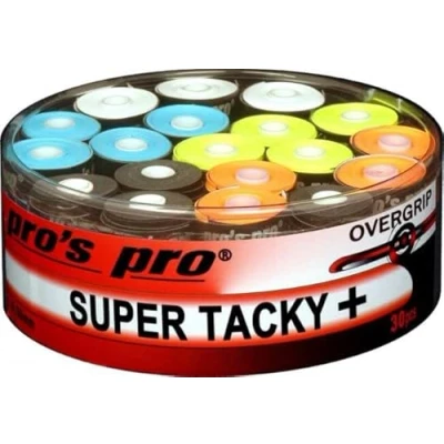 Afbeelding van Overgrips Pro&#039;s Pro Super Tacky Plus Tambor 30 Unidades Surtidos