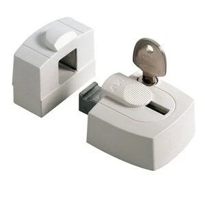 Afbeelding van Axa Oplegslot wit 3015 20 98/BC