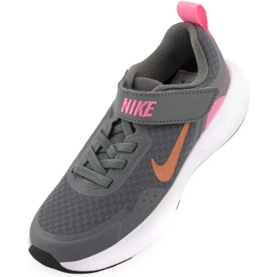 Afbeelding van Nike jr wearallday ps smoke grey/metallic copper 27.5 children&#039;s shoes