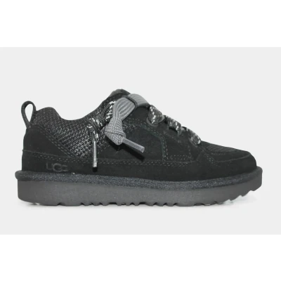 Afbeelding van UGG Lowmel Unisex Sneakers laag voor kinderen, Maat: 32.5, Black Leer en textiel