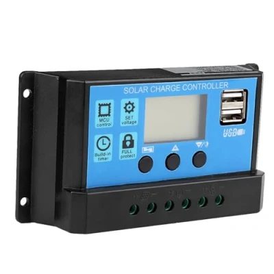 Afbeelding van Solar laadregelaar, 60A/50A/40A/30A/20A/10A 12V 24V automatische laadregelaar PWM (60A)