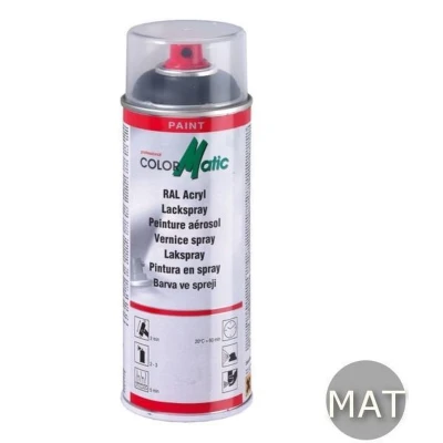 Afbeelding van colormatic mat ral 9005 diepzwart 856655 400 ml