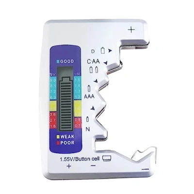 Afbeelding van Digitale Universele Batterij Tester Checker voor Alle C AA AAA D N 9V 6F22 1.5V Knoopcel kleine Mini Batterijen