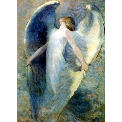 Afbeelding van The Angel Rijstpapier, 11,5 x 16 inch (1st) moerbeipapier voor decoupage meubels print ambachten