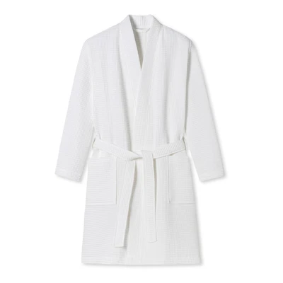 Afbeelding van Schiesser Badjas, Heren, Maat: Large, Weiss