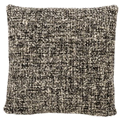 Afbeelding van Hoii PHILIPPE Sierkussen 45x45 cm Raven Zwart met duurzame kussenvulling