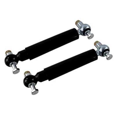 Afbeelding van p4U Universele wielschokdemper asschokdemper zwart 1,8t / 3,5t 2500/3500 kg f. AL KO BPW aanhangeras Knott Nieper aanhanger trailer (2)
