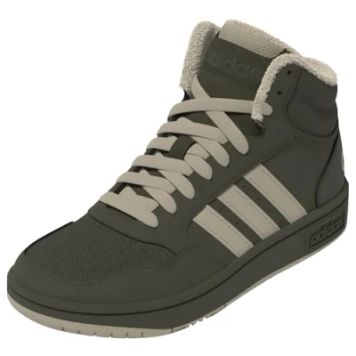 Afbeelding van adidas Hoops Mid 3.0 Shoes Kids, niet voetbalschoenen, uniseks, kinderen, meerkleurig (Night Cargo Clay Brown Core Black), 32 EU