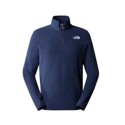 Afbeelding van Trui The North Face Men 100 Glacier 1/4 Zip Summit Navy 2023 S