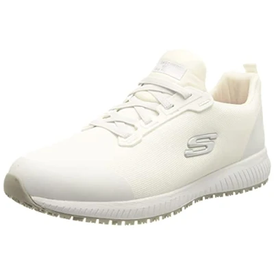 Afbeelding van Skechers Squad Sneakers laag, Heren, Maat: 45, White Textiel/ synthetisch