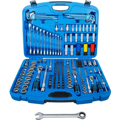 Afbeelding van BGS Dopsleutelset &quot;Gear Lock&quot; 1/4&quot;, 3/8&quot; en 1/2&quot; 218 delig