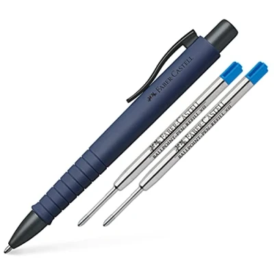 Afbeelding van Faber Castell balpen Poly Ball XB (Urban Navy Blue, + vullingen)