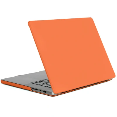 Afbeelding van Hard Cover / Hardcase MacBook Air 13 Inch (2022) (2024) M3 Chip Kunststof Apricot Crush Orange Oranje iMoshion
