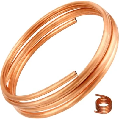 Afbeelding van KWOKWEI 99,9% koperen buis, zachte OD 6 mm ID, 4,8 mm, ronde buis van 3 m, voor koudetetechniek, generatoren, stroomrails, schakelapparaten, transformatoren enz
