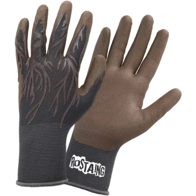Afbeelding van Rosting Roots IT07 Tuinhandschoenen, smal, zeer comfortabel, slijtvast, roeien, maat 07, bruin/grijs, 7
