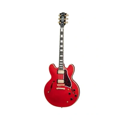 Afbeelding van Epiphone 1959 ES 355 Cherry Red semi akoestische gitaar met hard case