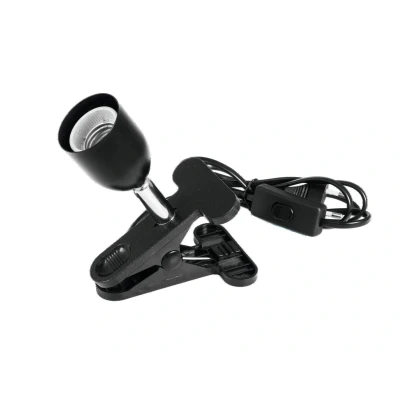 Afbeelding van Eurolite Klemlamp Kleine Fitting (E14) Schakelaar 60W Max 1.5m snoer